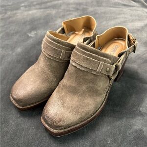 Born Taupe Suede Mules